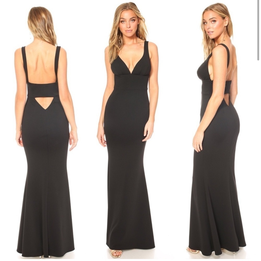 Katie may helena v neck trumpet gown large